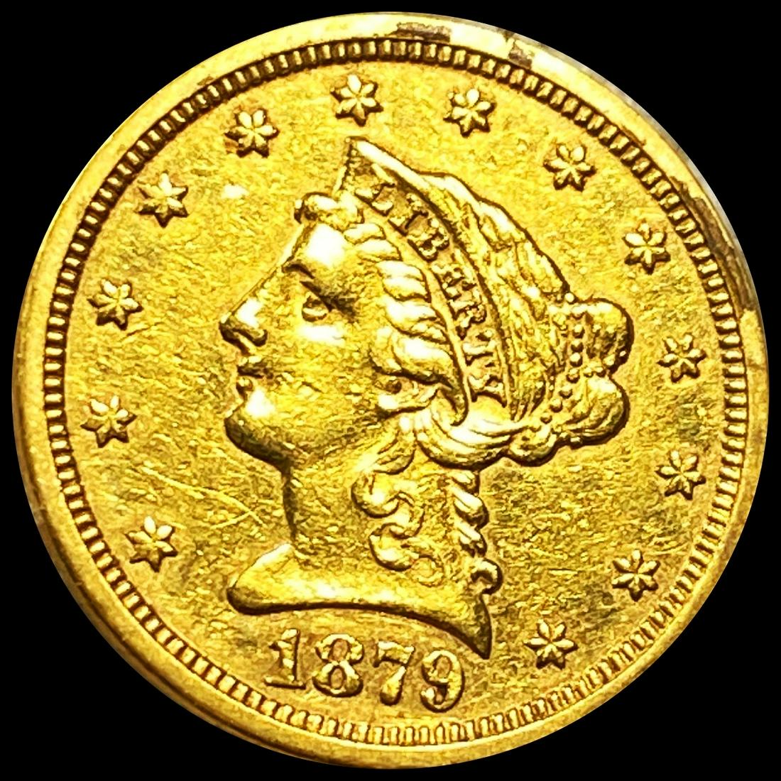 1879-S $2.50 Gold Quarter Eagle CLOSELY UNC (1 of 2)