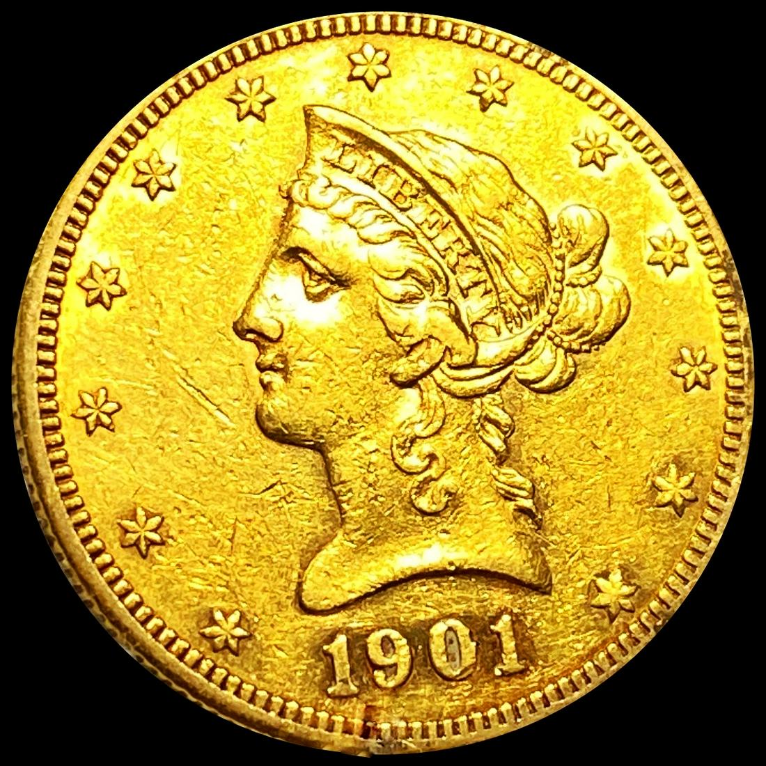 1901-S $10 Gold Eagle CLOSELY UNCIRCULATED (1 of 2)