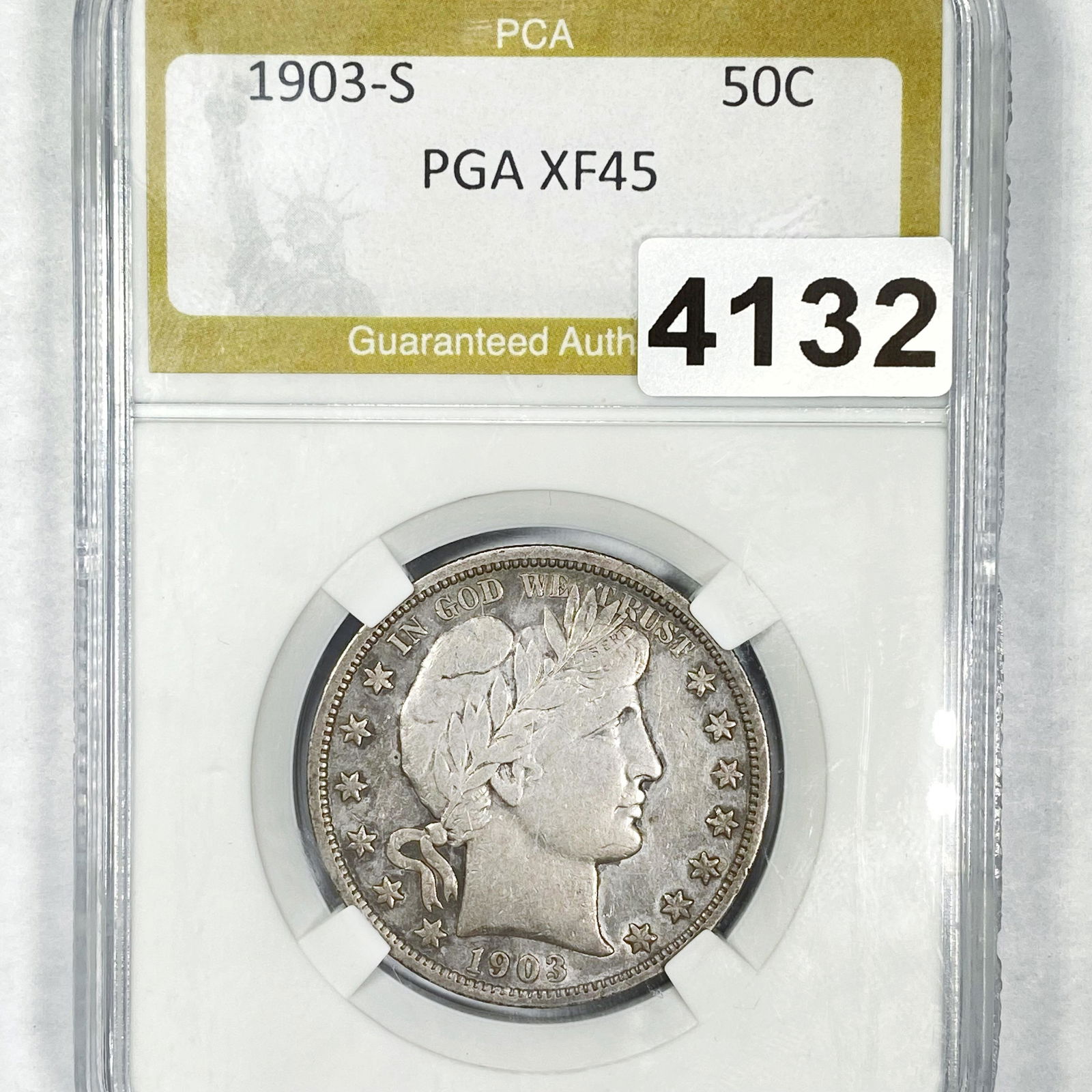 1903-S Barber Half Dollar PGA - XF45 (1 of 2)