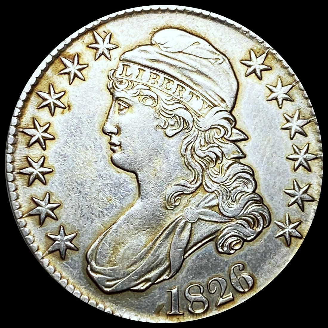 1826 Capped Bust Half Dollar NEARLY UNCIRCULATED (1 of 2)