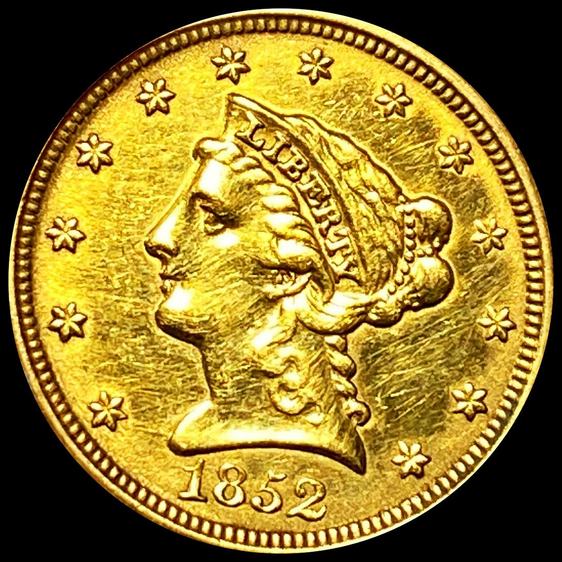 1852 $2.50 Gold Quarter Eagle CLOSELY (1 of 2)