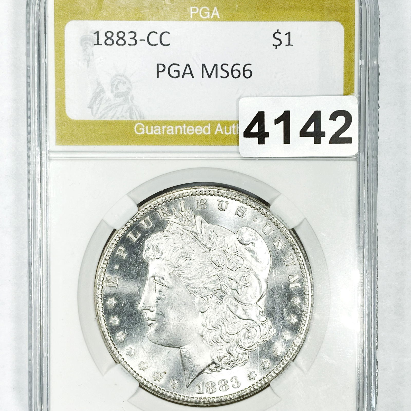 1883-CC Morgan Silver Dollar PGA - MS66 (1 of 2)