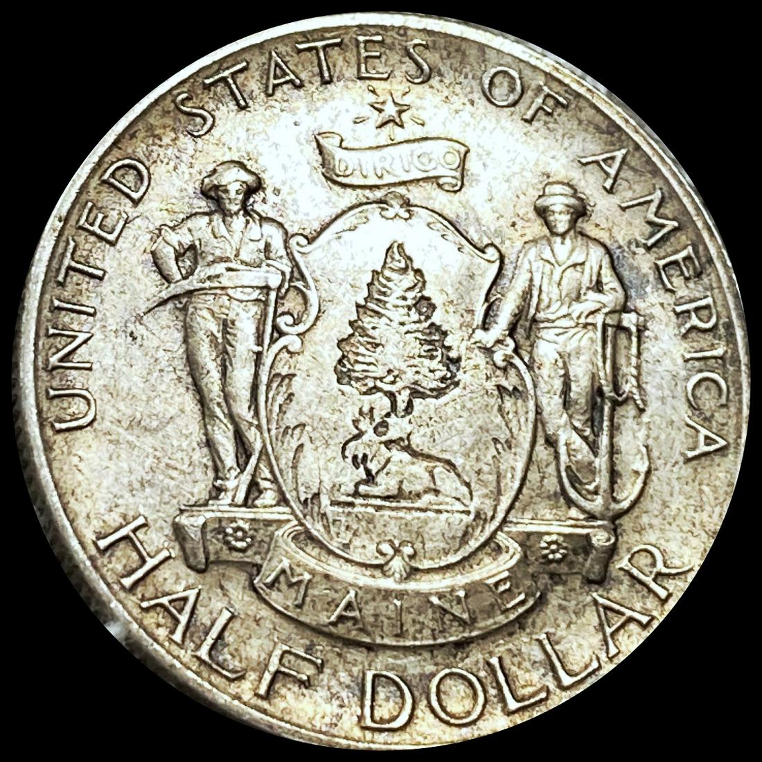 1920 Maine Half Dollar NEARLY UNCIRCULATED (1 of 2)