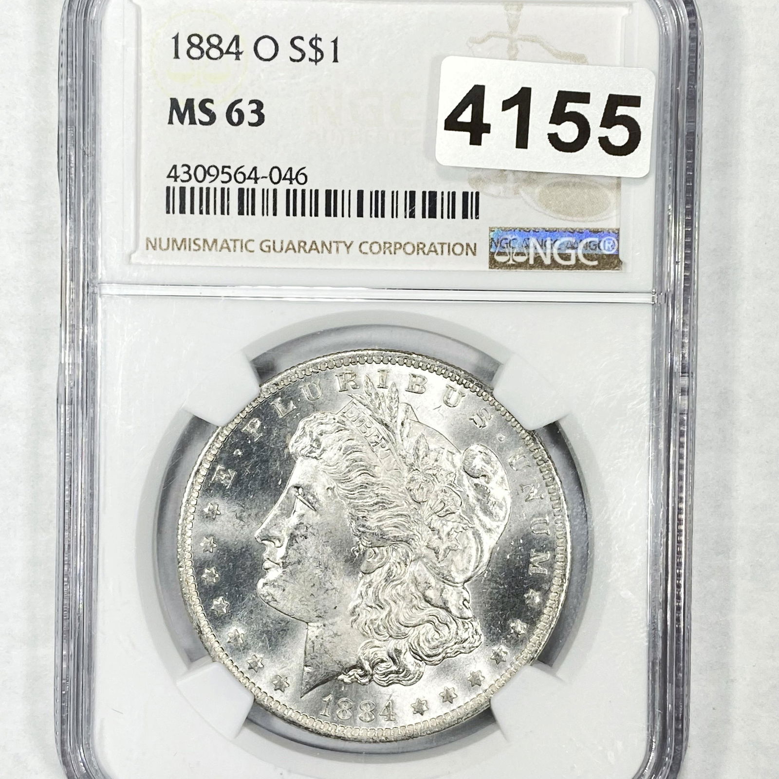 1884-O Morgan Silver Dollar NGC - MS63 (1 of 2)