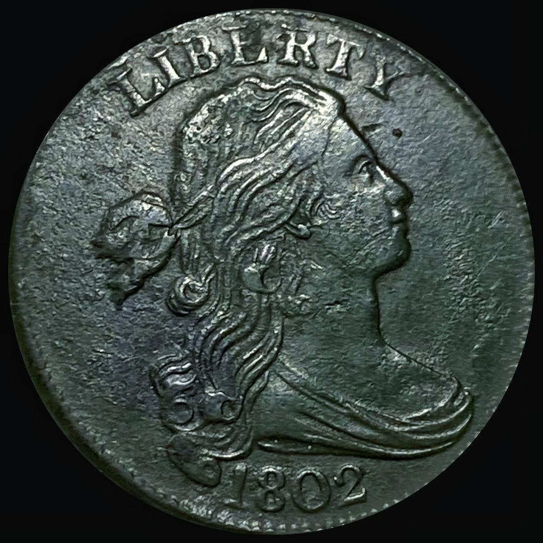 1802 Draped Bust Large Cent UNCIRCULATED (1 of 2)