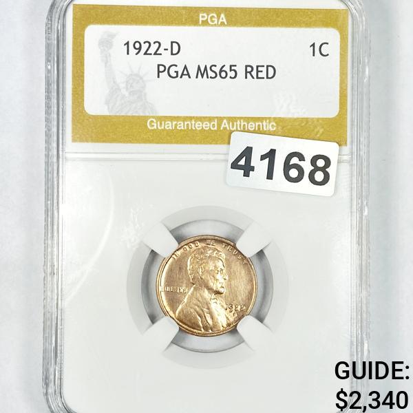 1922-D Wheat Cent PGA - MS65 RED (1 of 2)