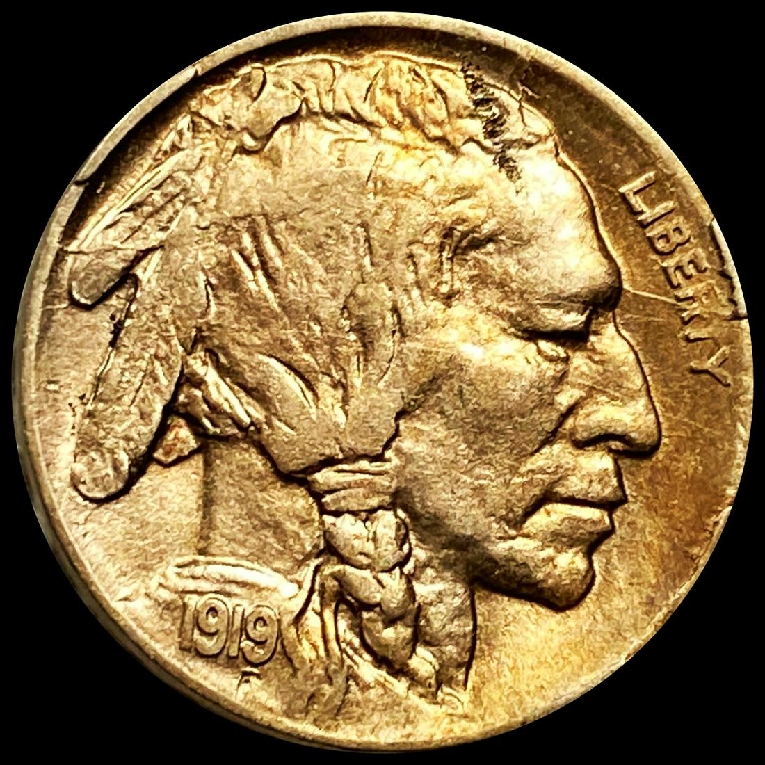 1919-D Buffalo Nickel CLOSELY UNCIRCULATED (1 of 2)