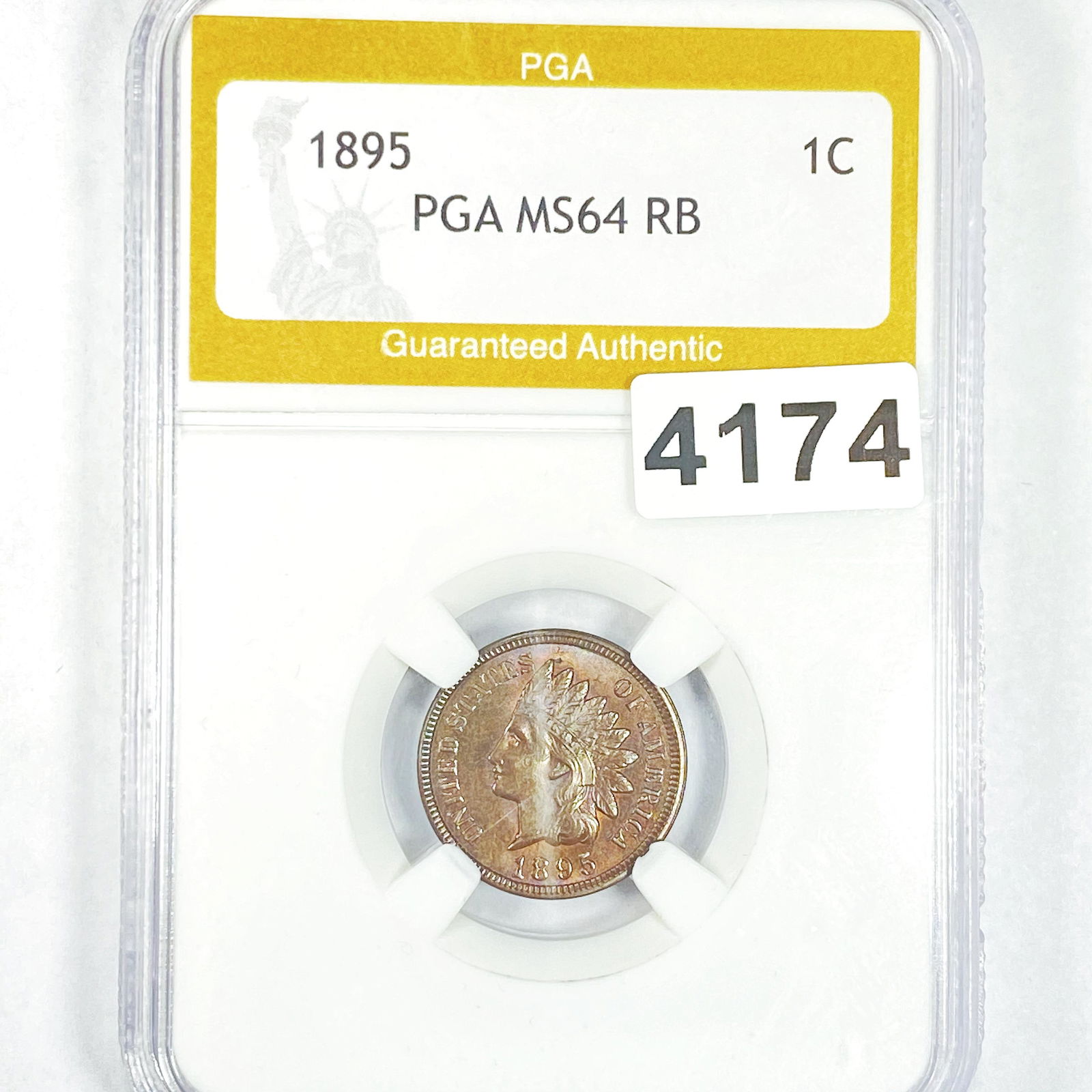 1895 Indian Head Cent PGA - MS64 RB (1 of 2)