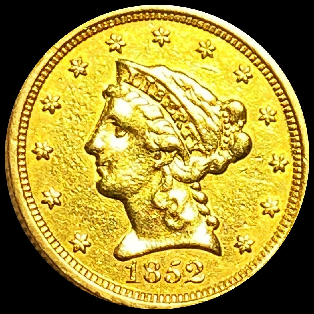 1852 $2.50 Gold Quarter Eagle CLOSELY UNC (1 of 2)