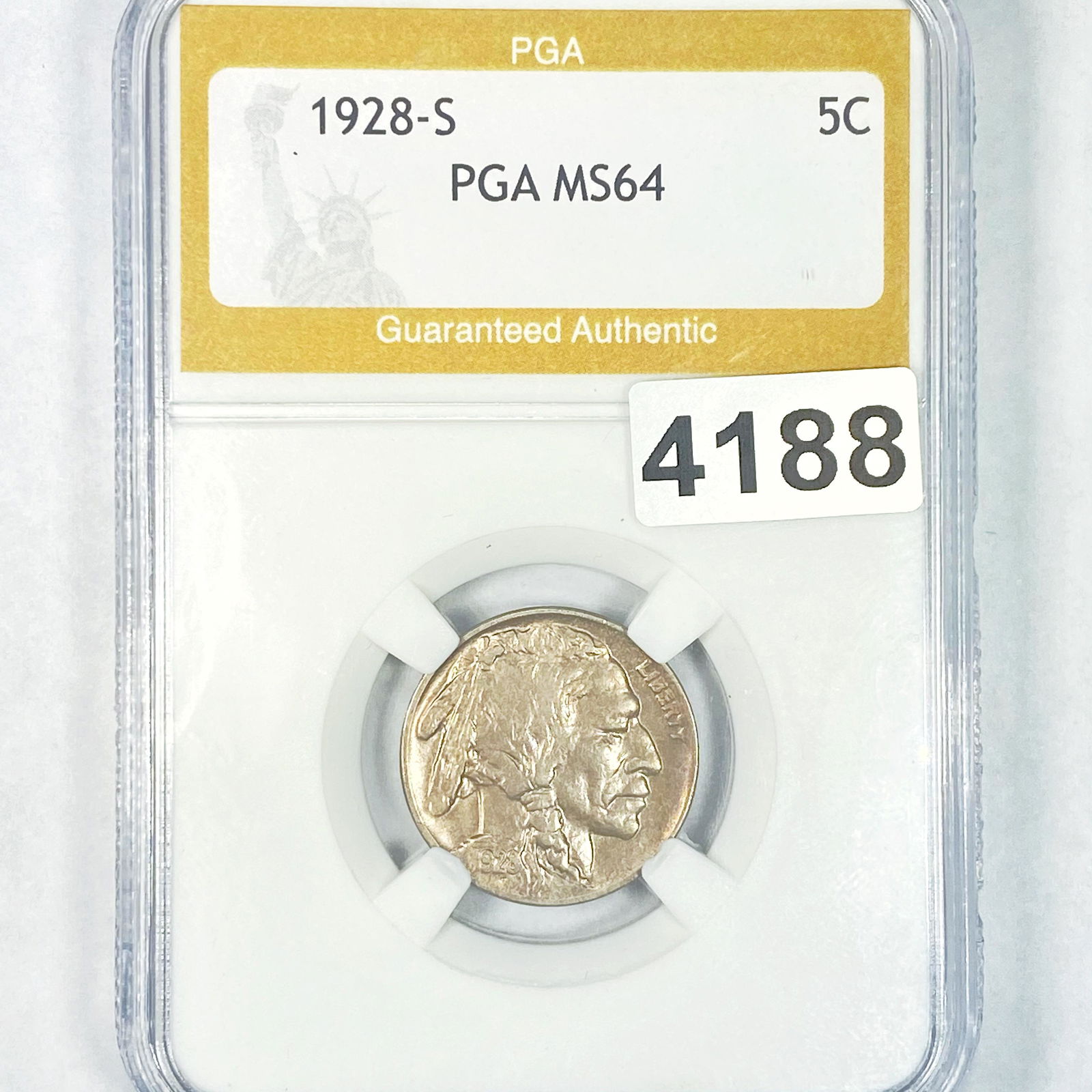 1928-S Buffalo Nickel PGA - MS64 (1 of 2)