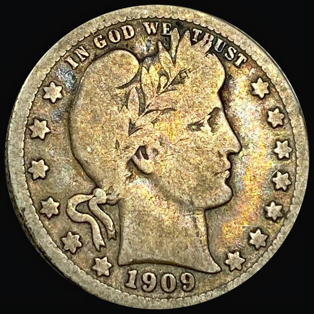 1909-D Barber Quarter NEARLY UNCIRCULATED (1 of 2)