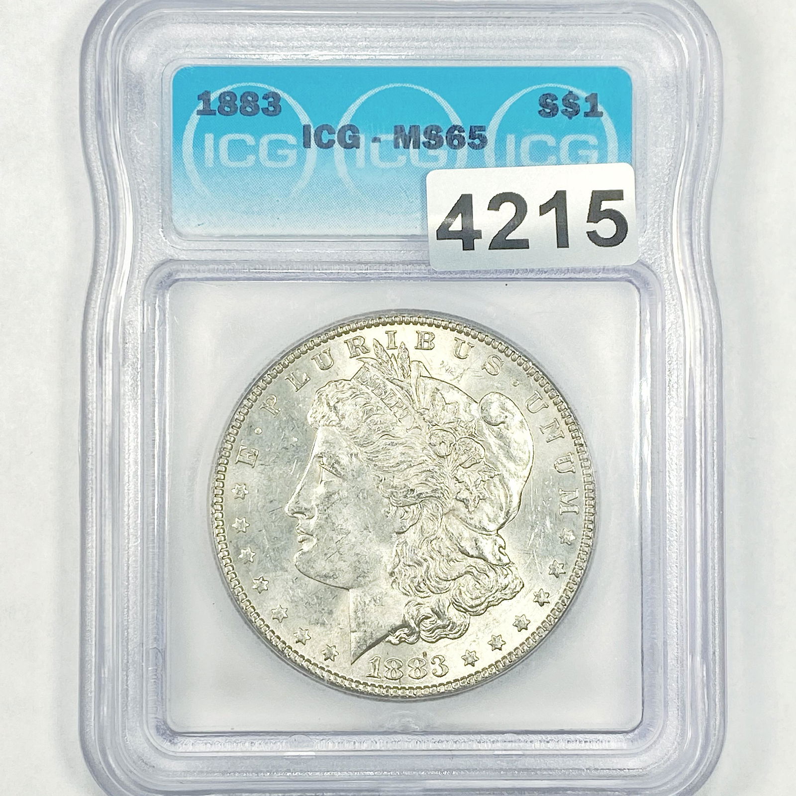 1883 Morgan Silver Dollar ICG - MS65 (1 of 2)