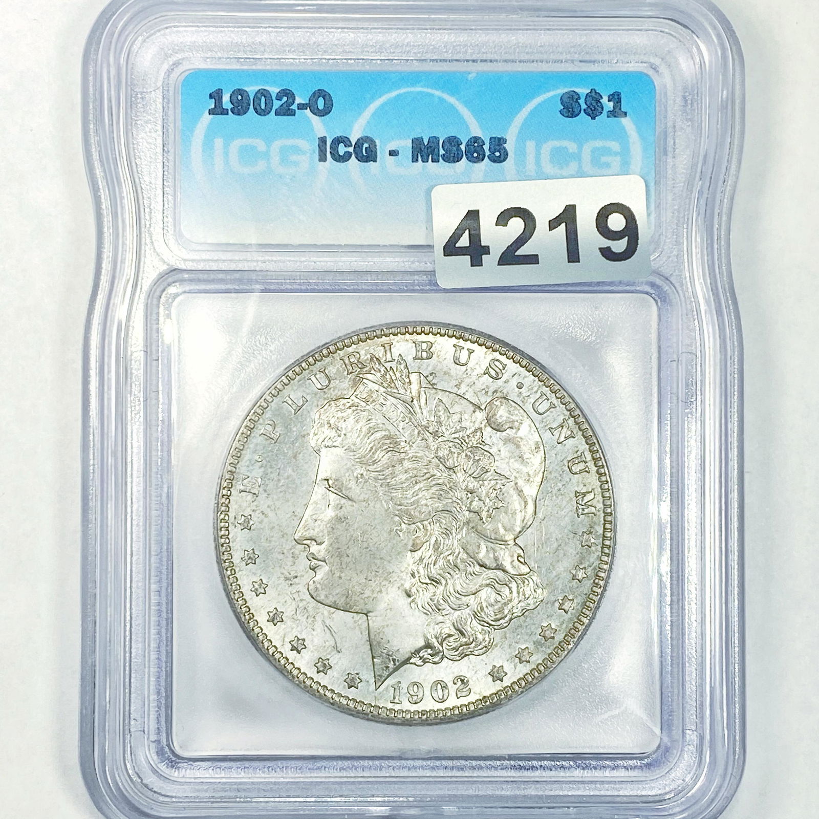 1902-O Morgan Silver Dollar ICG - MS65 (1 of 2)