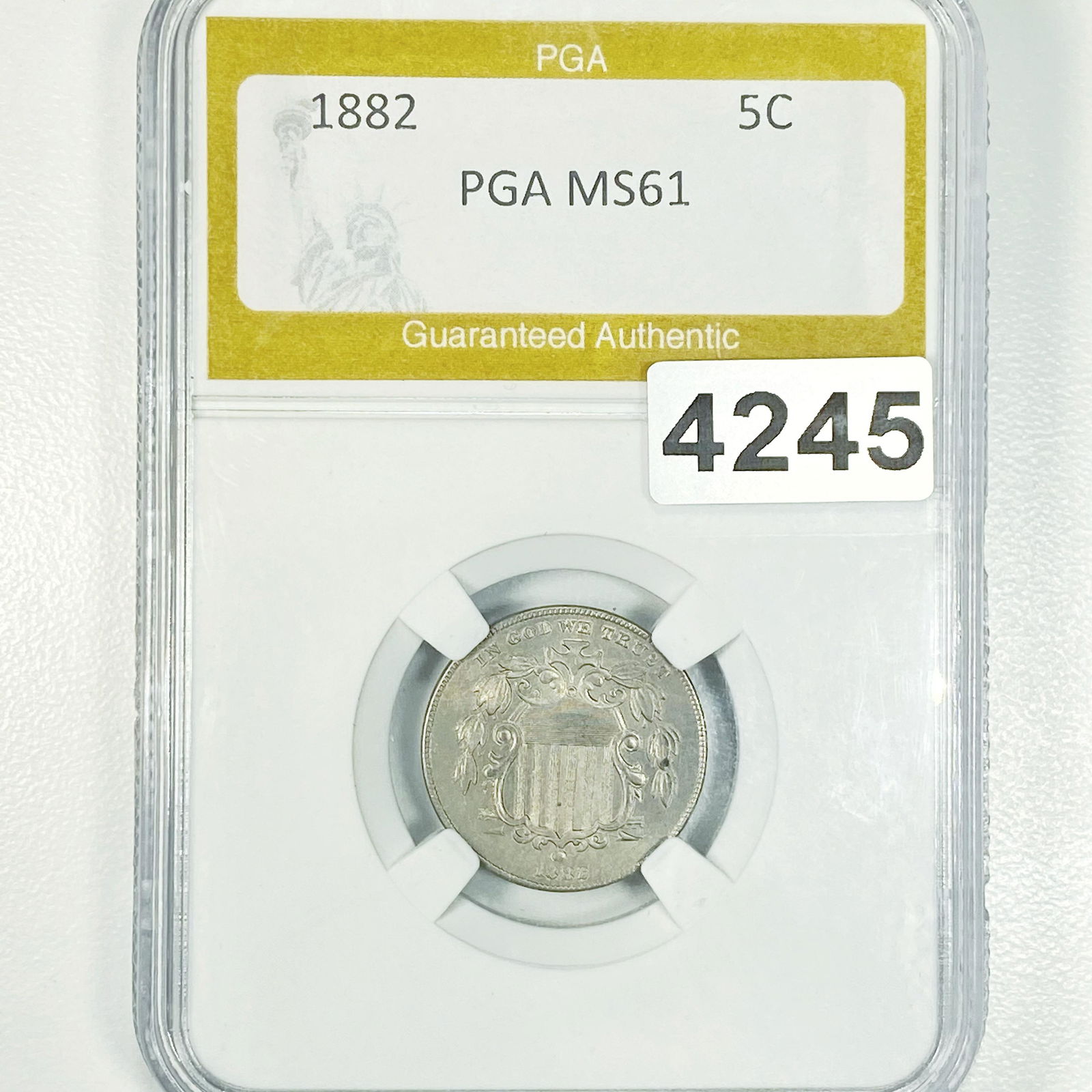 1882 Shield Nickel PGA - MS61 (1 of 2)
