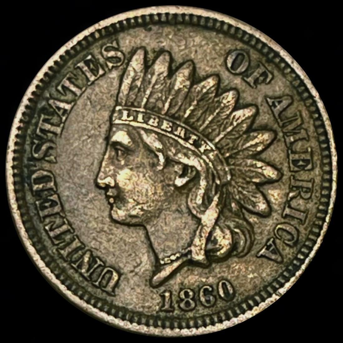 1860 Indian Head Cent NEARLY UNCIRCULATED (1 of 2)