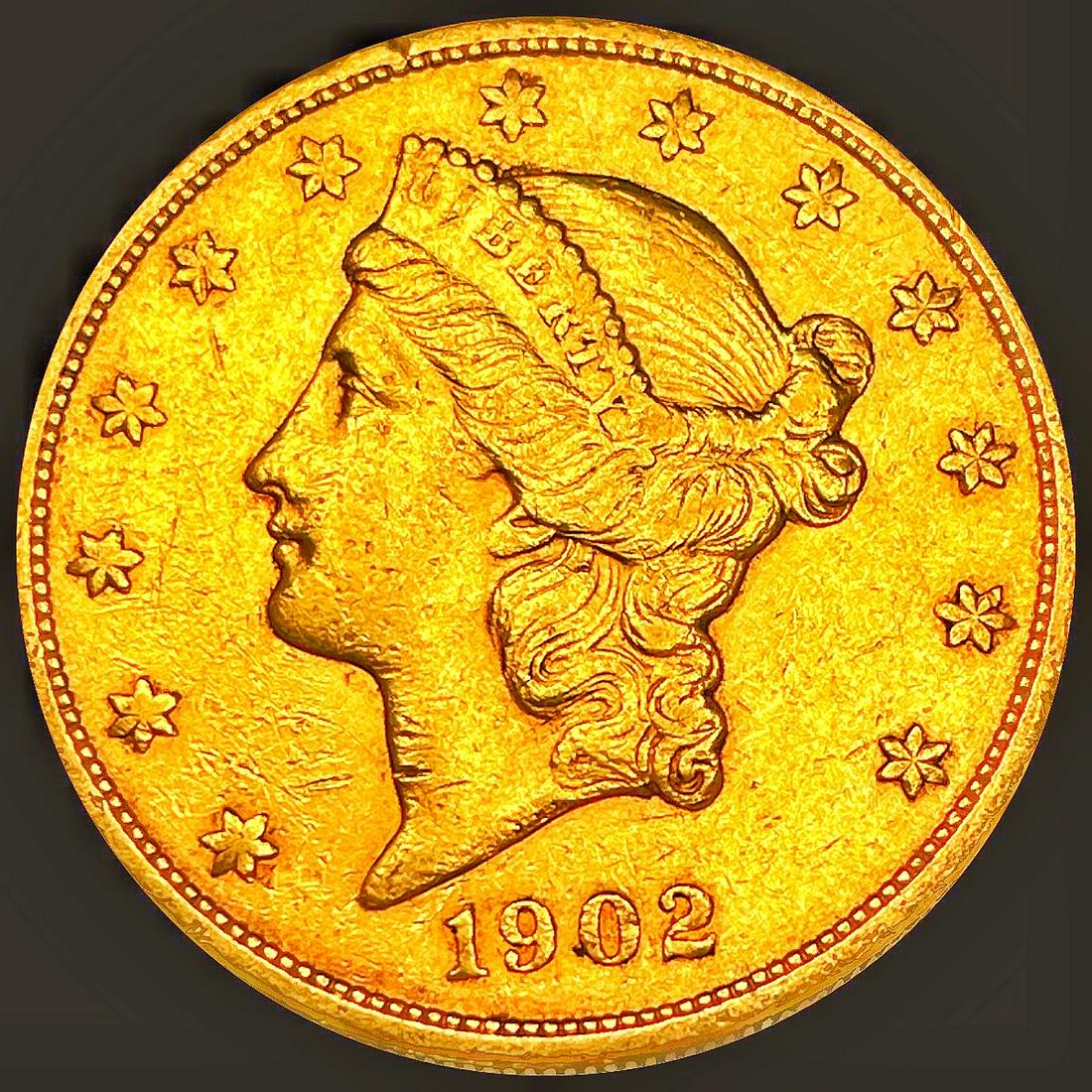 1902-S $20 Gold Double Eagle UNCIRCULATED (1 of 2)