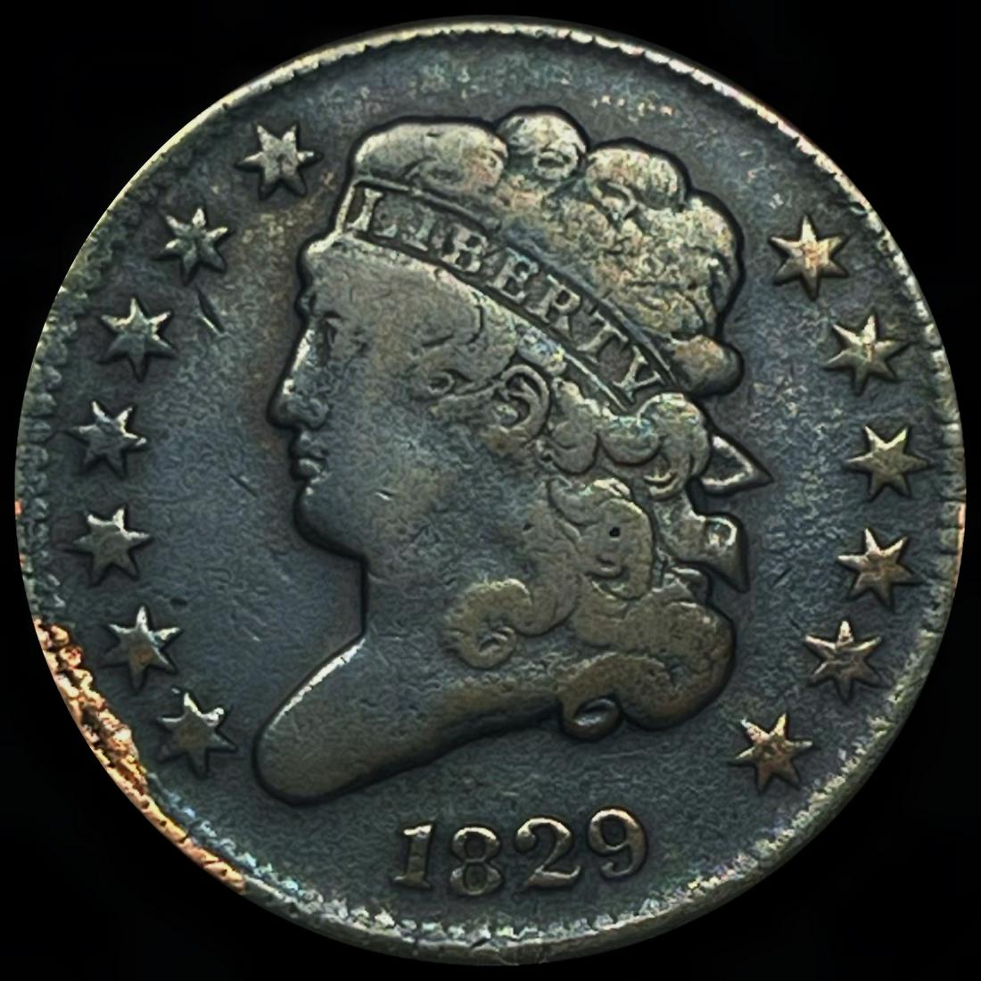 1829 Classic Head Half Cent NICELY CIRCULATED (1 of 2)
