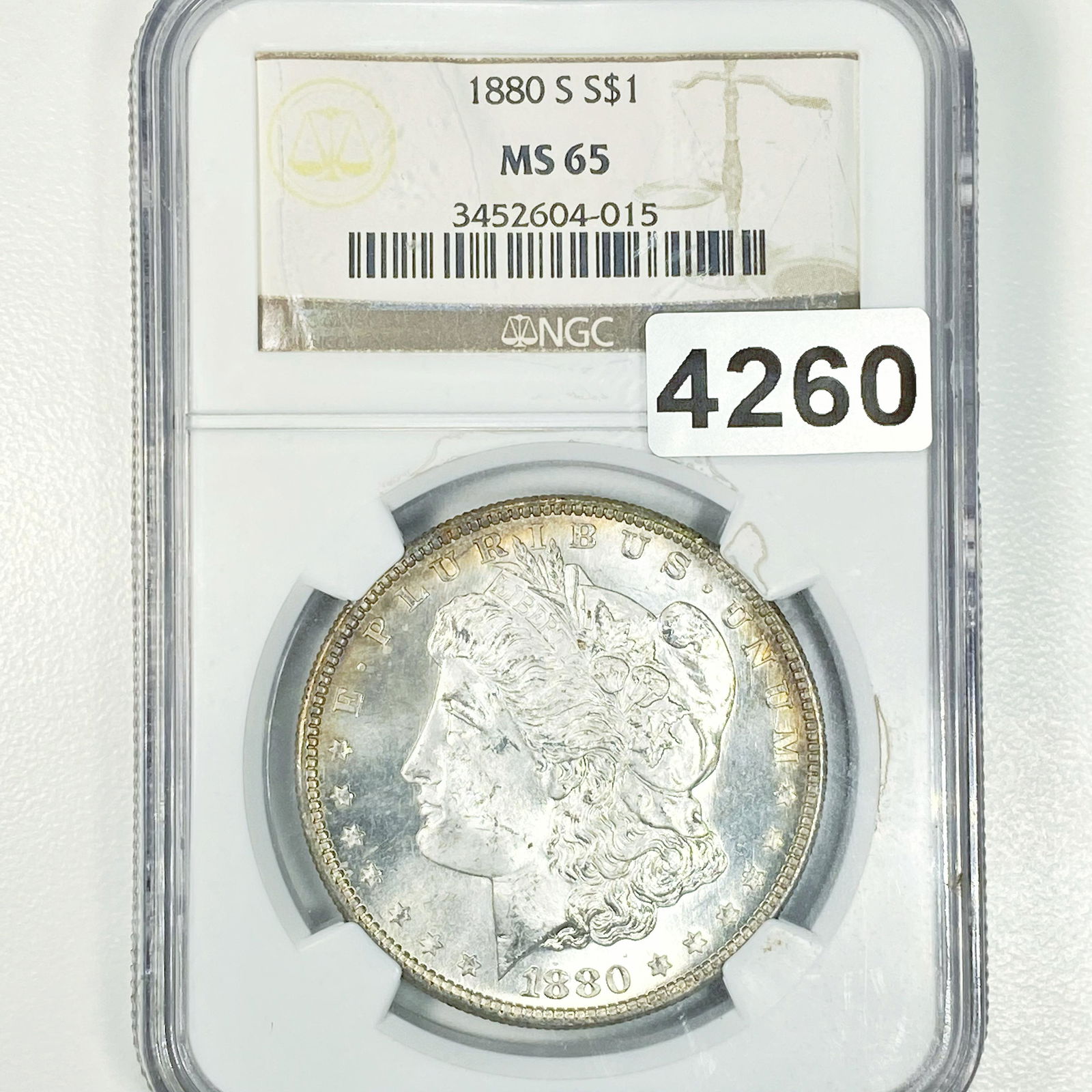 1880-S Morgan Silver Dollar NGC - MS65 (1 of 2)