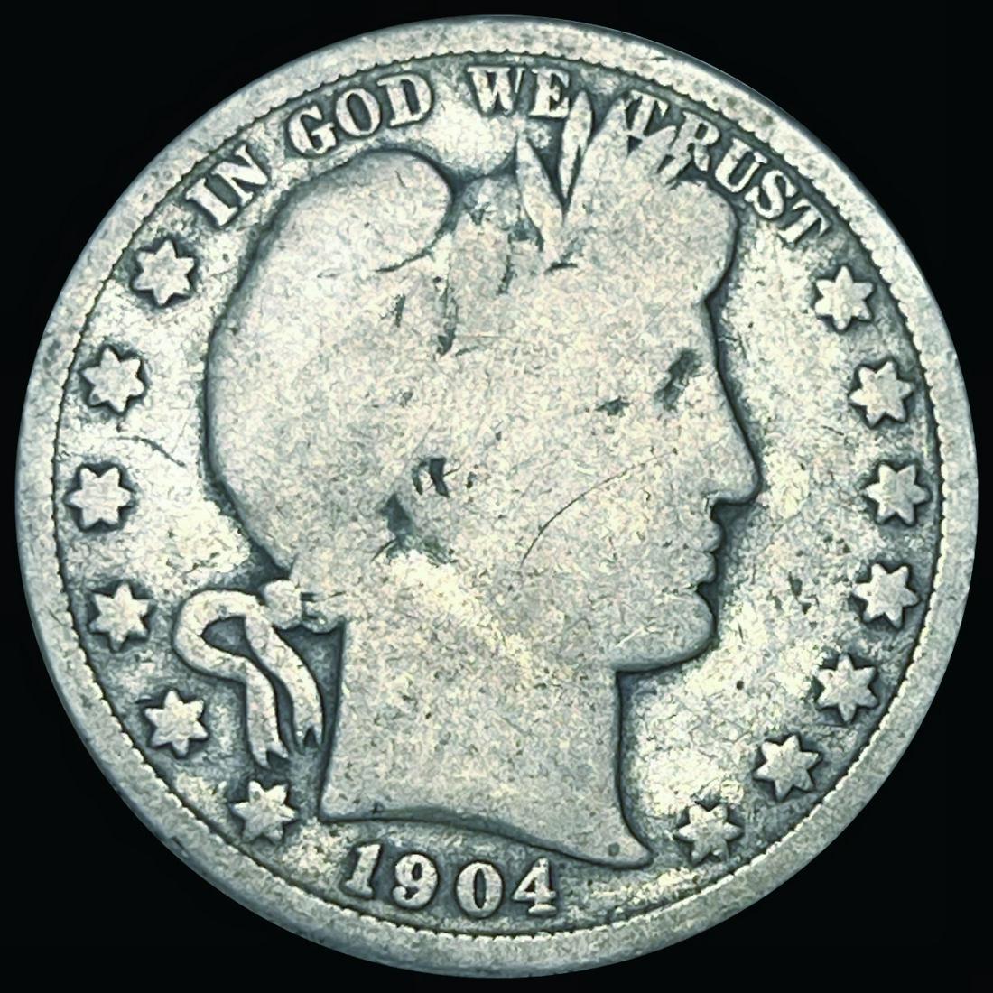 1904-S Barber Half Dollar NICELY CIRCULATED (1 of 2)