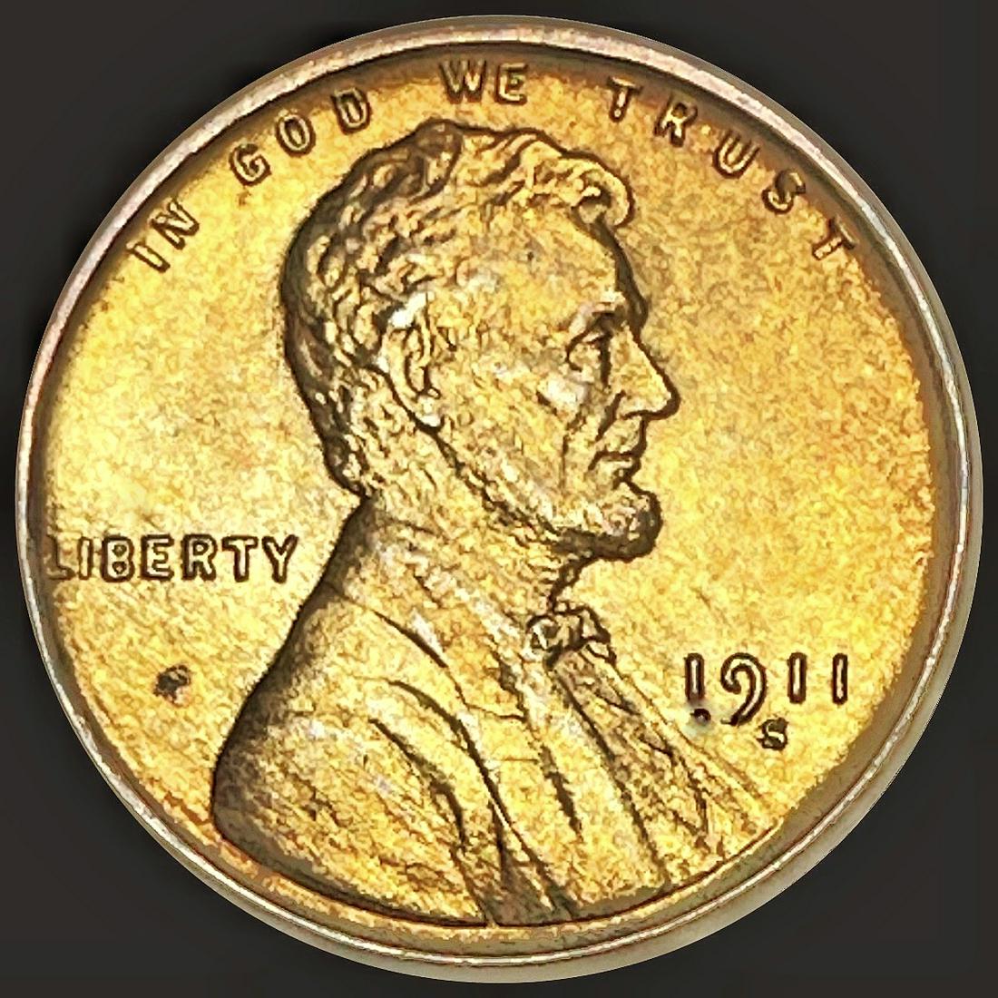 1911-S Wheat Cent UNCIRCULATED (1 of 2)