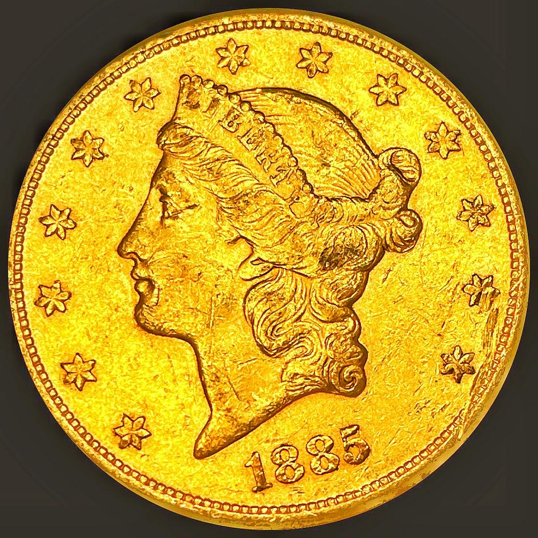 1885-S $20 Gold Double Eagle UNCIRCULATED (1 of 2)