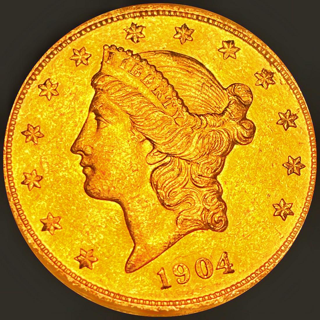 1904 $20 Gold Double Eagle UNCIRCULATED (1 of 2)