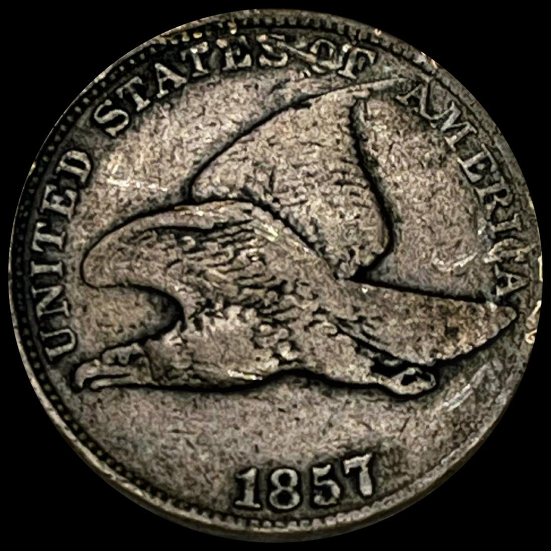 1857 Flying Eagle Cent NICELY CIRCULATED (1 of 2)