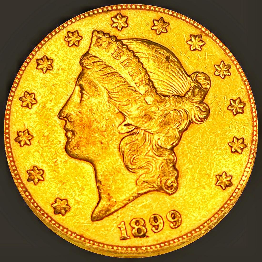 1899-S $20 Gold Double Eagle UNCIRCULATED (1 of 2)