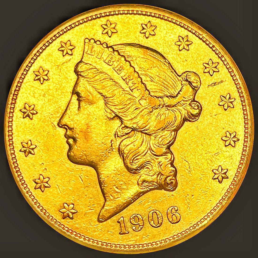 1906-S $20 Gold Double Eagle UNCIRCULATED (1 of 2)