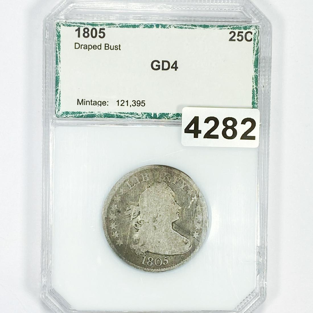 1805 Draped Bust Quarter PCI - GD4 (1 of 2)