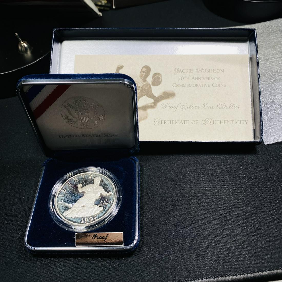 1997 Jackie Robinson Silver Dollar - Proof (1 of 3)