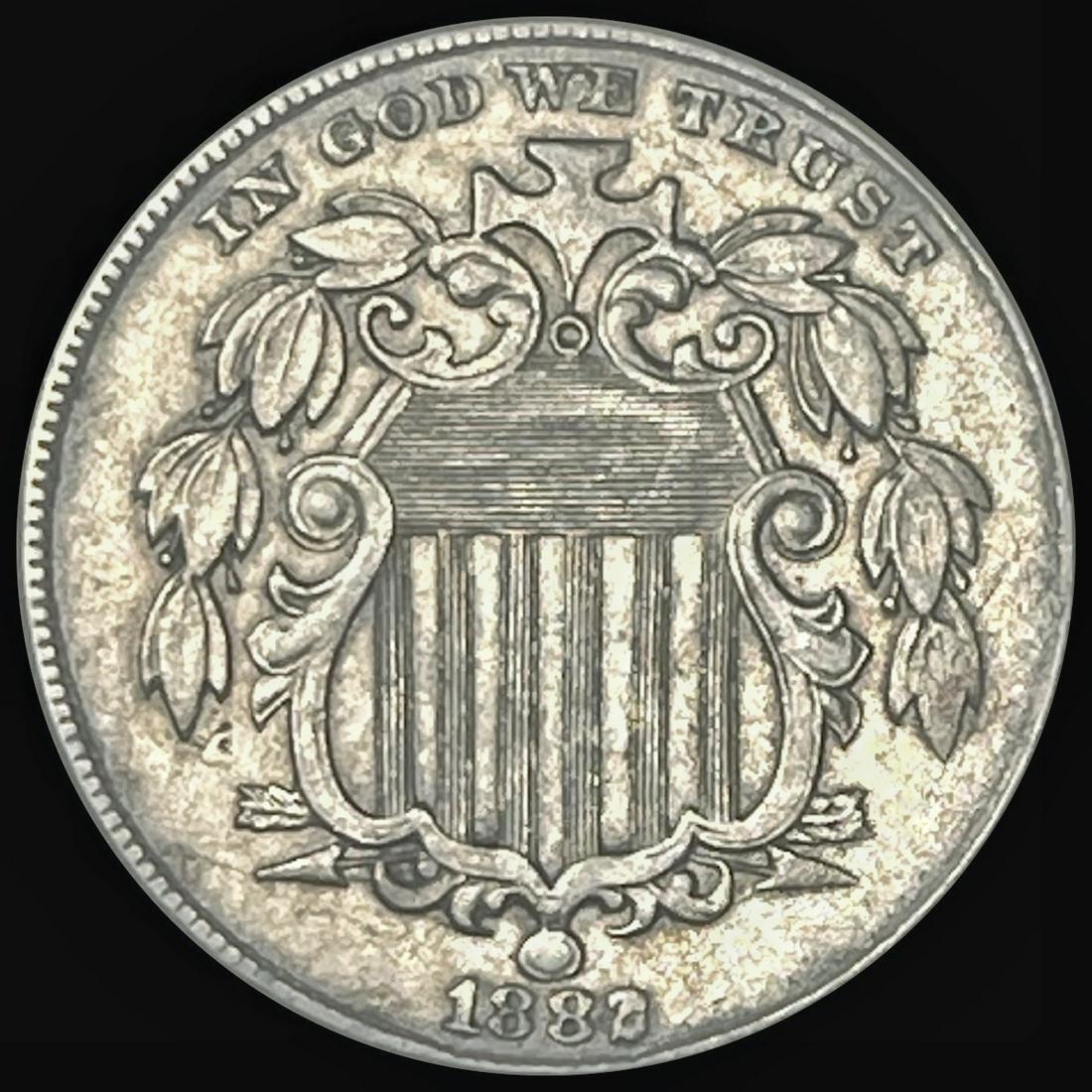1882 Shield Nickel CLOSELY UNCIRCULATED (1 of 2)