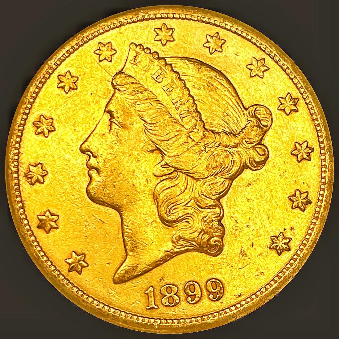 1899-S $20 Gold Double Eagle UNCIRCULATED (1 of 2)