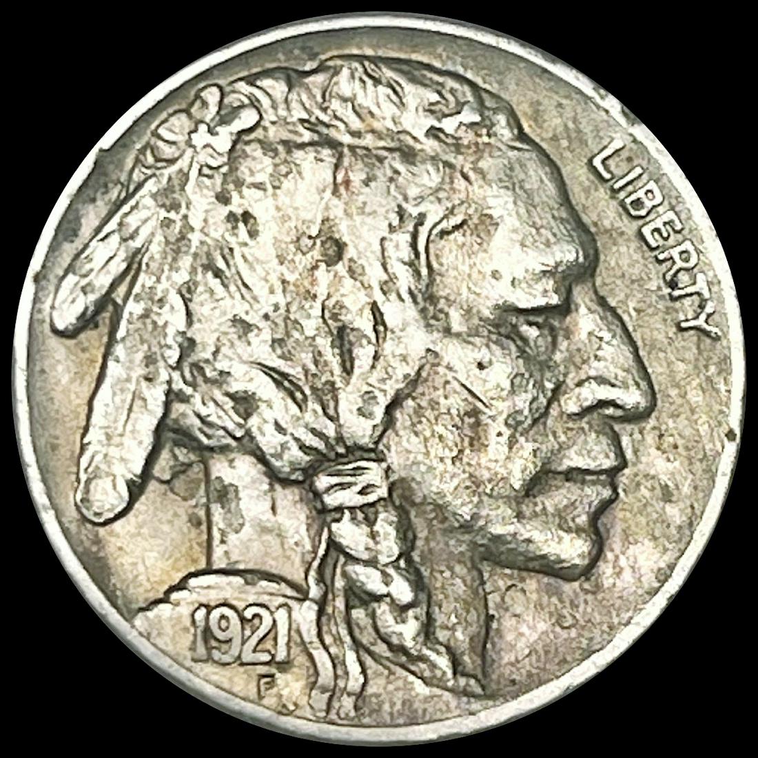 1921-S Buffalo Nickel NEARLY UNCIRCULATED (1 of 2)