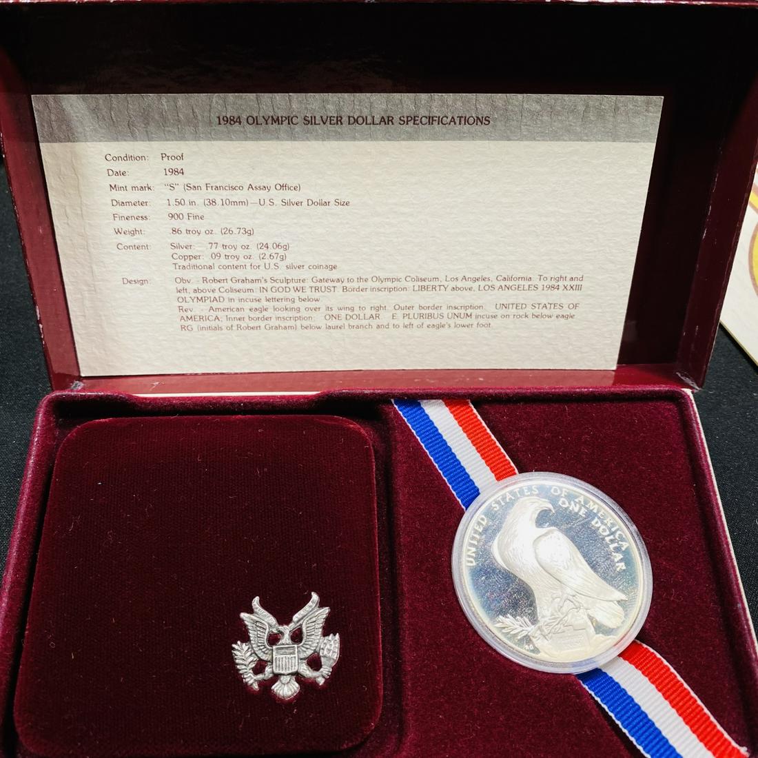 1984-S Olympic Silver Dollar - Proof (1 of 3)