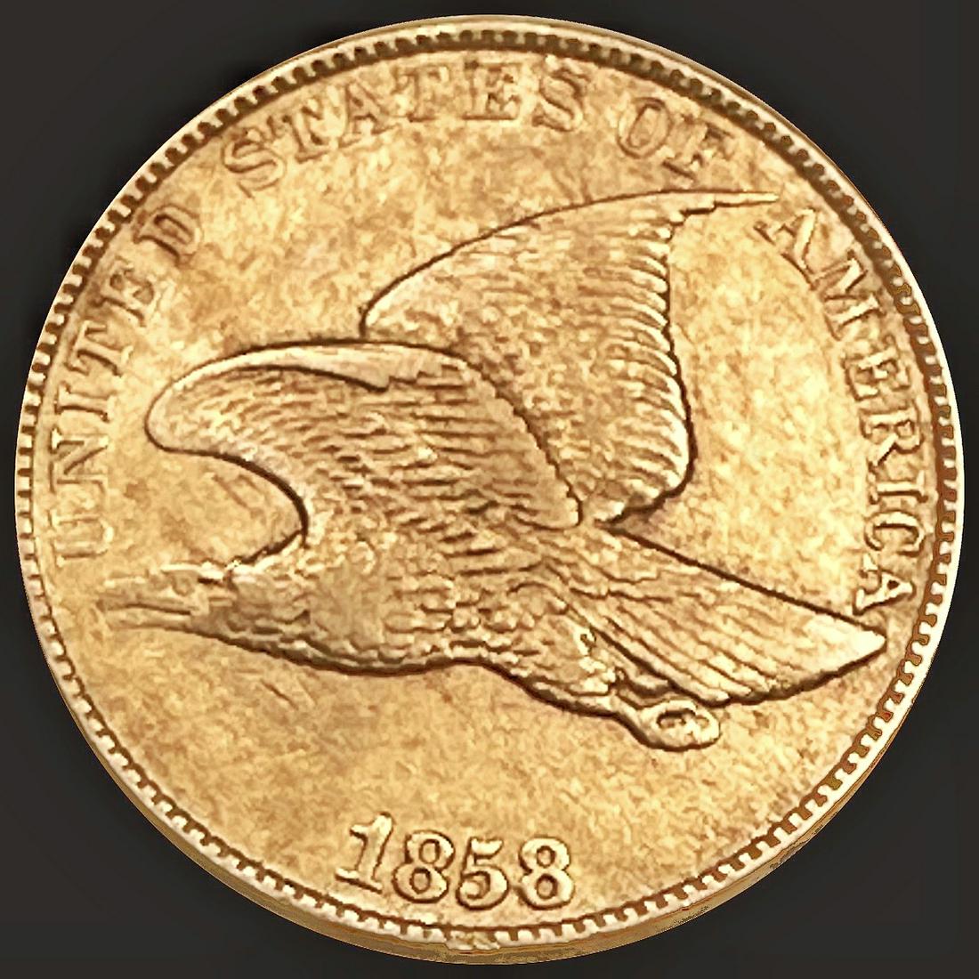 1858 Flying Eagle Cent LIGHTLY CIRCULATED (1 of 2)