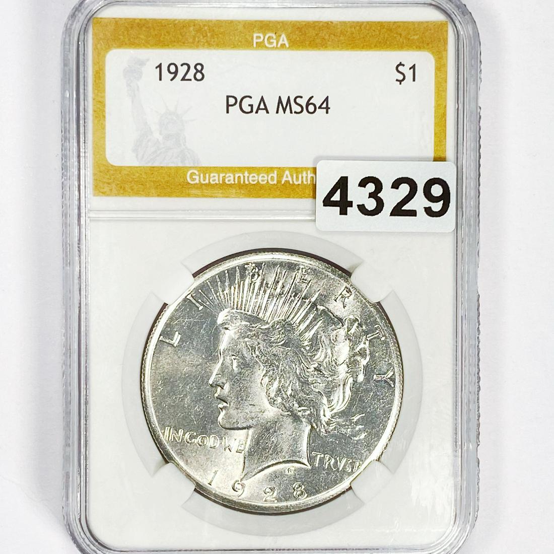 1928 Silver Peace Dollar PGA - MS64 (1 of 2)