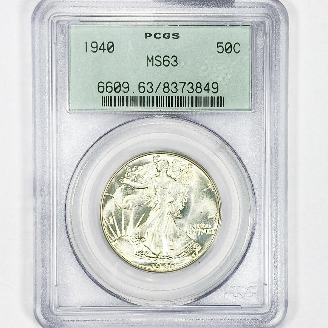 1940 Walking Liberty Half Dollar PCGS - MS63 (1 of 2)