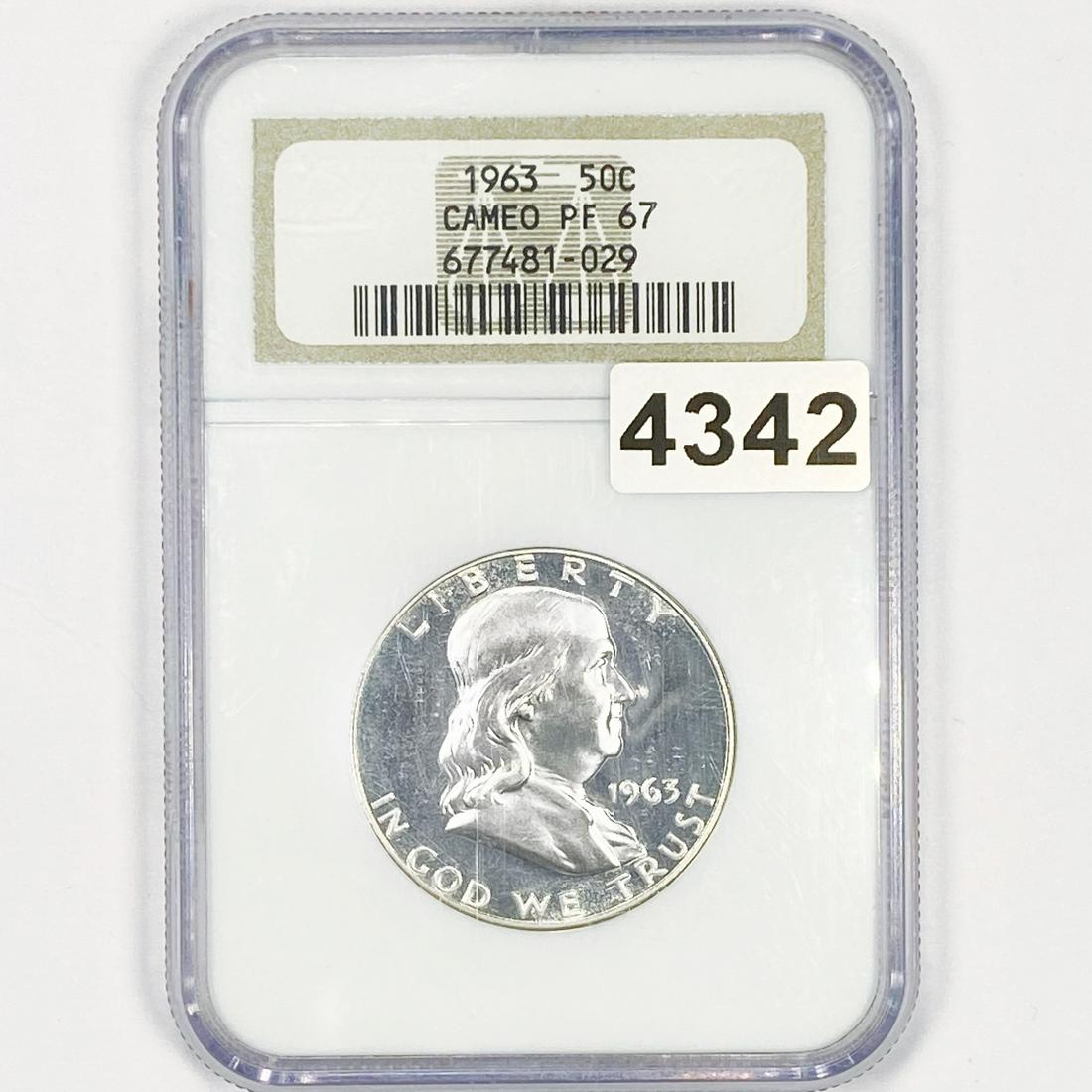 1963 Franklin Half Dollar NGC - PF67 (1 of 2)