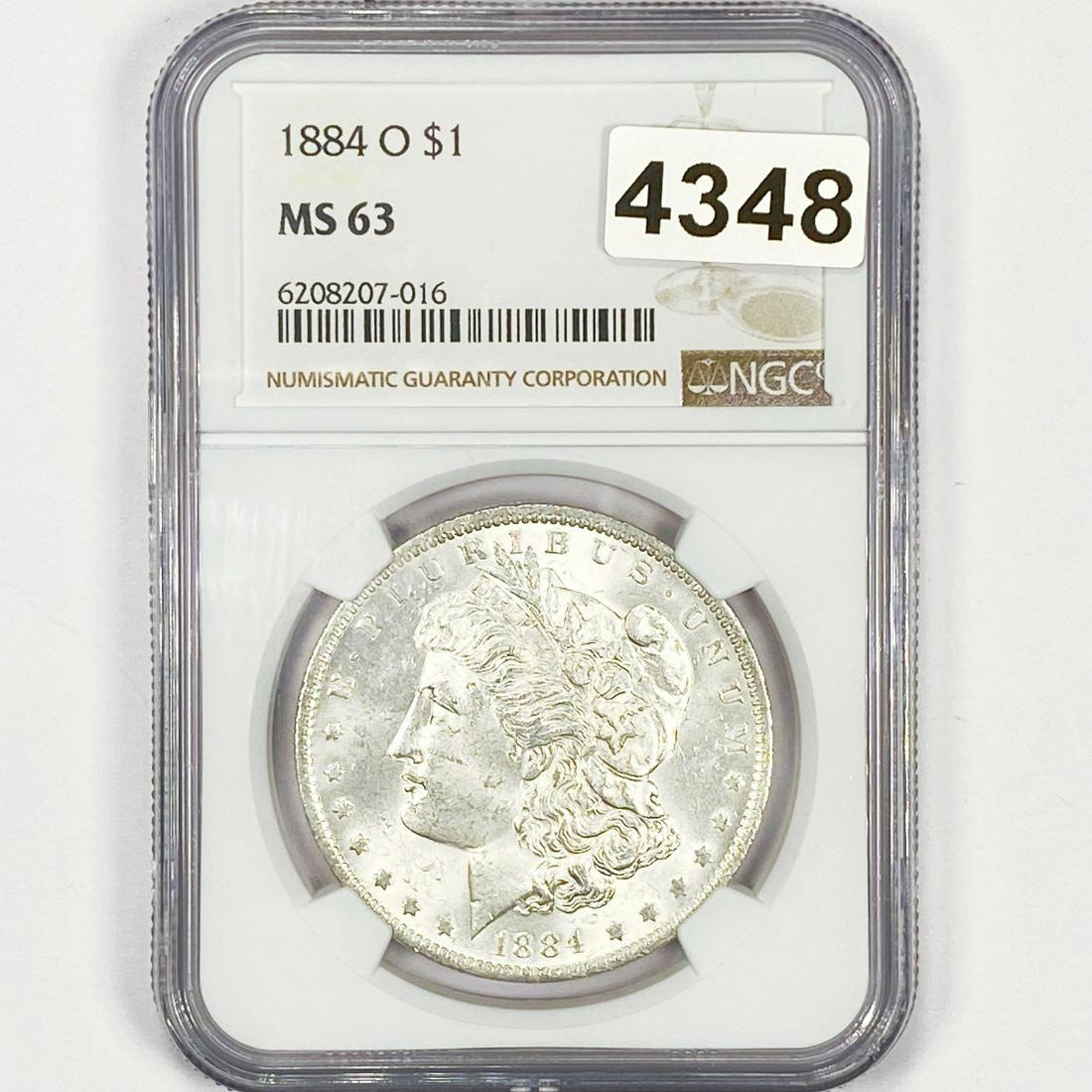 1884-O Morgan Silver Dollar NGC - MS63 (1 of 2)