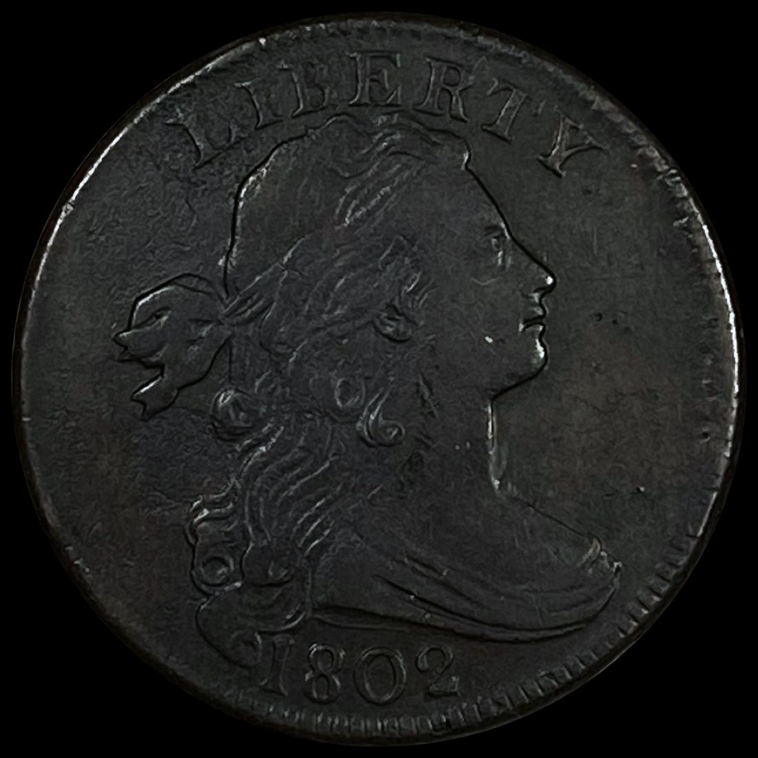 1802 Draped Bust Large Cent LIGHTLY CIRCULATED (1 of 2)