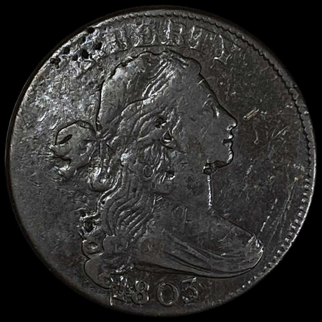 1803 Draped Bust Large Cent LIGHTLY CIRCULATED (1 of 2)