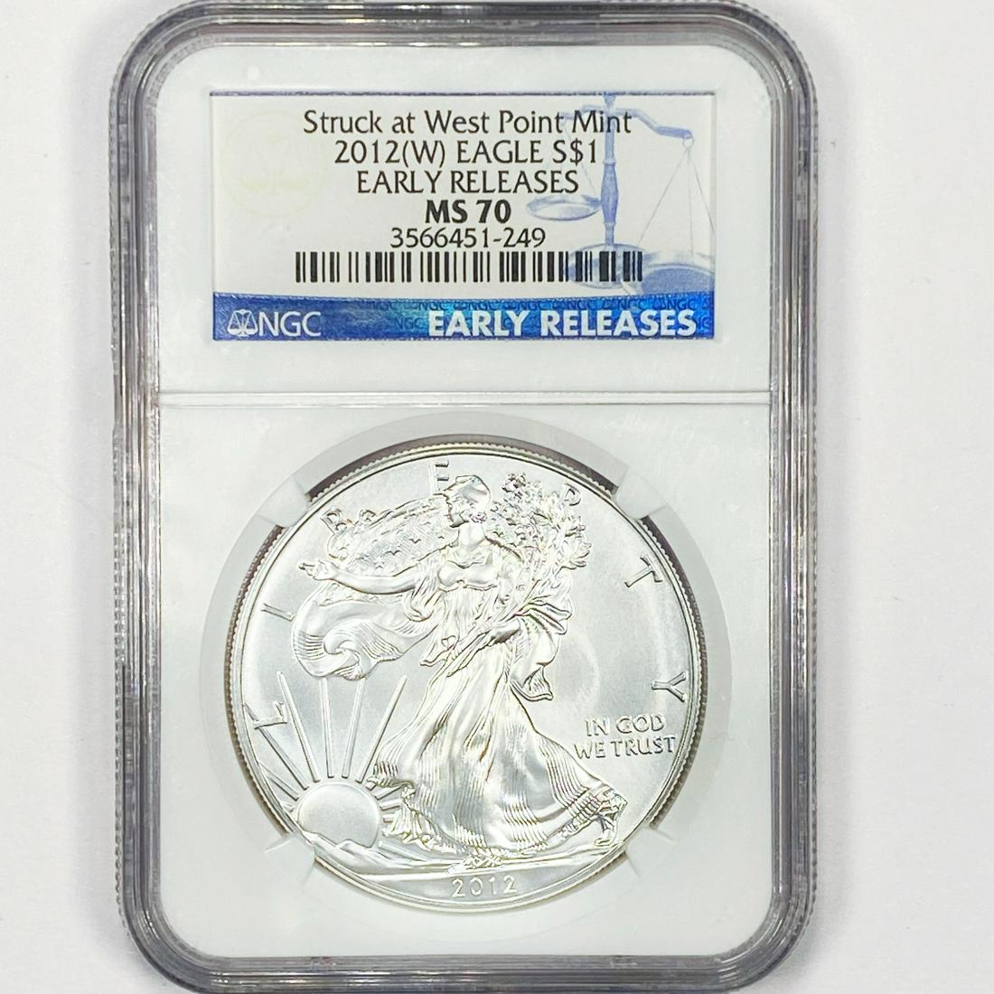 2012-W Silver Eagle Dollar NGC - MS70 (1 of 2)