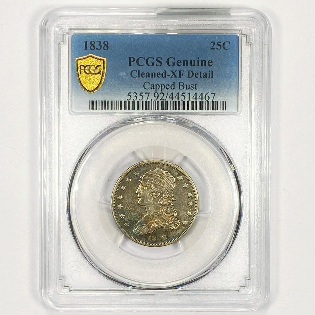 1838 Capped Bust Quarter PCGS - GENUINE (1 of 2)