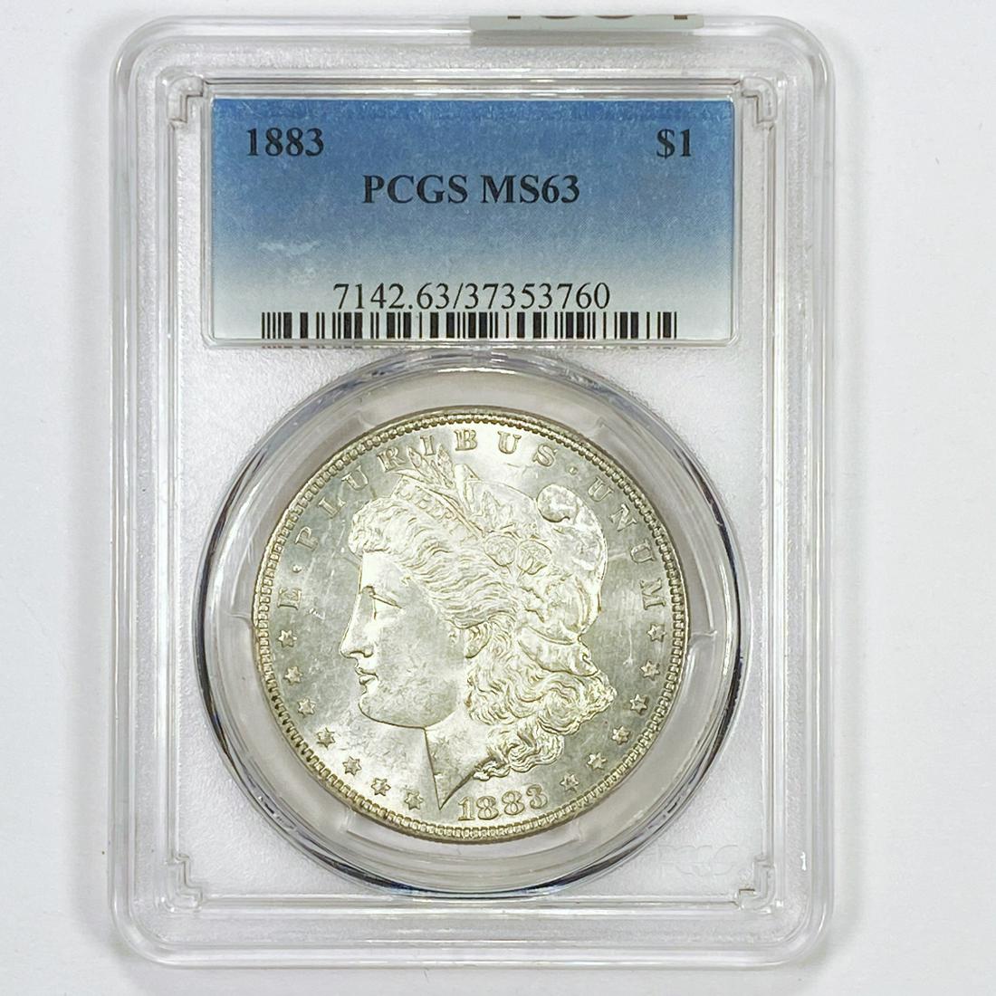 1883 Morgan Silver Dollar PCGS - MS63 (1 of 2)