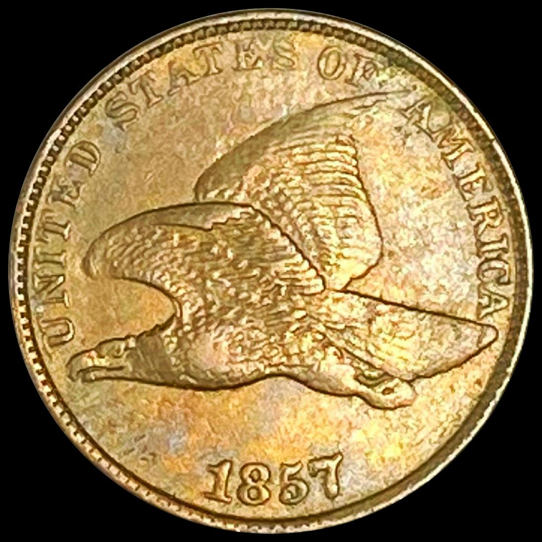 1857 Flying Eagle Cent CLOSELY UNCIRCULATED (1 of 2)
