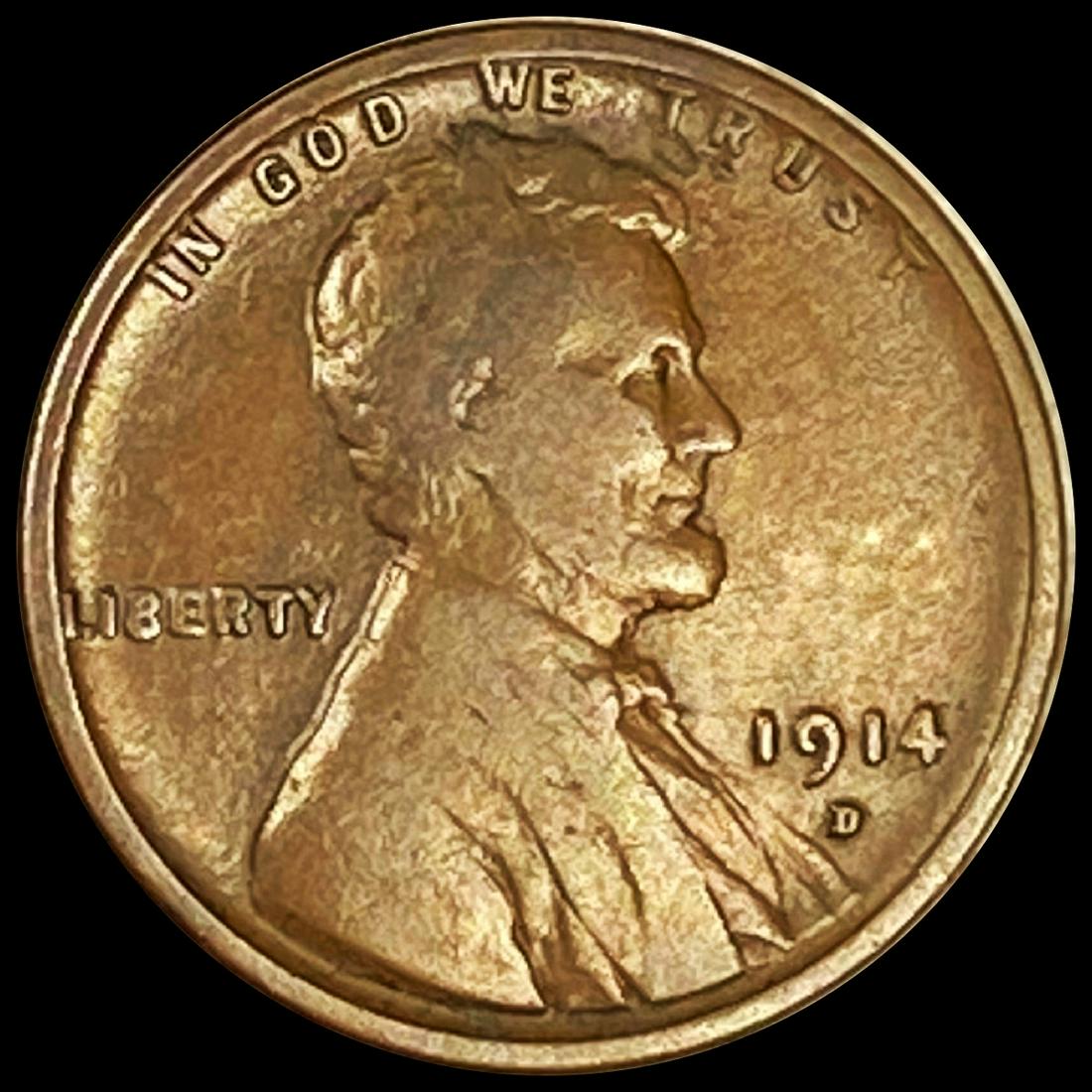 1914-D Wheat Cent LIGHTLY CIRCULATED (1 of 2)