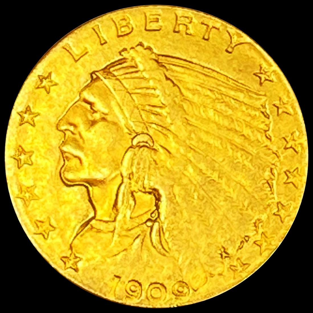 1909 $2.50 Gold Quarter Eagle UNCIRCULATED (1 of 2)