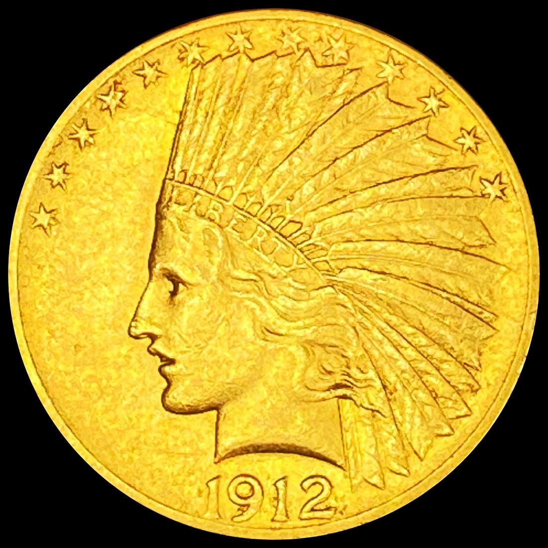 1912 $10 Gold Eagle NEARLY UNCIRCULATED (1 of 2)