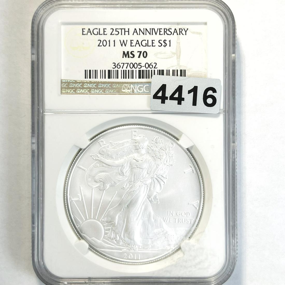 2011-W Silver Eagle NGC - MS70 (1 of 2)